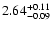 $\rm 2.64^{+0.11}_{-0.09}$
