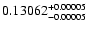 $\rm0.13062^{+0.00005}_{-0.00005}$