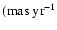$\rm (mas~yr^{-1}$