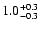 $\rm 1.0^{+0.3}_{-0.3}$