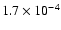$1.7\times 10^{-4}$