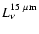 $L_{\nu}^{15~\mu{\rm m}}$