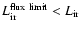 $L_{\rm ir}^{\rm flux\ limit} < L_{\rm ir}$