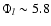 $\ensuremath {\Phi _l}\sim 5.8$