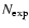 $N_{{\rm exp}}$