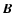${\vec B}$