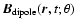 ${\vec B}_{\rm dipole}({\vec r},t;\theta)$