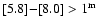 $[5.8]{-}[8.0] > 1^{\rm m}$