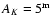 $A_K=5^{\rm m}$