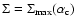 $\Sigma =
\Sigma_{\rm max}(\alpha_{\rm c})$