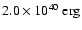 $2.0\times 10^{40}~ {\rm erg}$