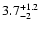 $3.7^{\rm +1.2}_{-2}$