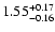 $\rm 1.55^{+0.17}_{-0.16}$