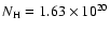 $N_{\rm H}=1.63\times 10^{20}$