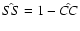 $\hat{SS}=1-\hat{CC}$