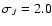 $\sigma_{J} = 2.0$