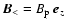 $\vec{B}_< = B_{\rm p} ~ \vec{e}_z$
