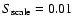 $S_{\rm scale} =
0.01$