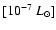 $[10^{-7}~L_{\odot}]$