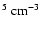 $^5~{\rm cm}^{-3}$