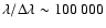 $\lambda/\Delta\lambda \sim 100~000$