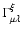 $\Gamma_{\mu\lambda}^{\xi}$