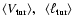 $\langle V_{\rm {tur}}\rangle,~~ \langle \ell_{\rm {tur}}\rangle$