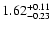 $\rm 1.62^{+0.11}_{-0.23}$