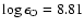 $\log \epsilon_{\rm O} = 8.81$