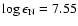 $\log\epsilon_{\rm N}=7.55$