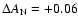 $\Delta A_{\rm N} = +0.06$