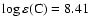 ${\rm\log\varepsilon(C)=8.41}$