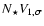 $N_\star V_{1,\sigma}$