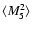 $\langle M^2_5 \rangle$