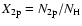 $X_{\rm 2p}=N_{\rm 2p}/N_{\rm H}$