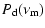 $\displaystyle P_{\rm d}(\nu_{\rm m})$