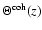 $\Theta^{\rm coh}(z)$
