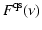 $\displaystyle F^{\rm qs}(\nu)$