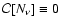 $\mathcal{C}[N_{\nu}]\equiv 0$