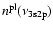 ${n^{\rm pl}}(\nu_{\rm 3s2p})$
