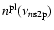 ${n^{\rm pl}}(\nu_{n\rm s2p})$