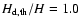 $H_{\rm d,th}/H=1.0$