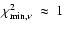 $\chi^2_{\rm min,
\nu}~\approx~1$