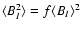$\langle B_I^2 \rangle = f \langle B_I
\rangle ^2$