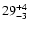 $29^{\rm +4}_{-3}$