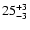 $25^{\rm +3}_{-3}$