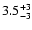 $3.5^{\rm +3}_{-3}$