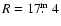$R = 17\hbox{$.\!\!^{\rm m}$ }4 $