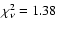 $\chi_{\nu}^{2}=1.38$