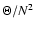 $\Theta/N^2$